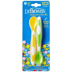 Dr Brown's Twin Pack Soft-Tip Spoon Pack of 2