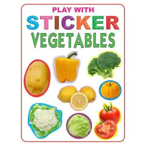 Dreamland Play With Sticker Vegetables Book