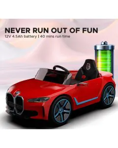 E-Motorad Formula Fun BMW i4 Ride-On Car Red