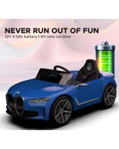 E-Motorad Formula Fun BMW i4 Ride-On Car Blue