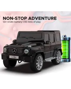 E-Motorad Formula Fun Mercedes Benz G-Wagon Ride-On Car Black