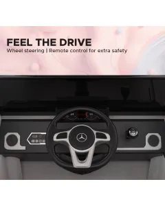 E-Motorad Formula Fun Mercedes Benz G-Wagon Ride-On Car White