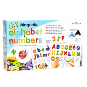 Ekta 6In1 Magnetic Alphabet & Numbers Game