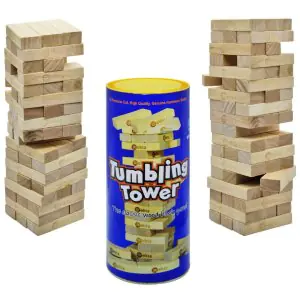 Ekta Tumbling Tower 54 Wooden Blocks