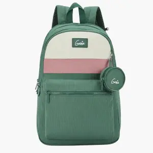 Genie Essence 28L Green Laptop Backpack With Raincover