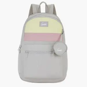 Genie Essence 28L Grey Laptop Backpack With Raincover