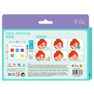 Avenir Face Painting Kit With Butterfly Stencils