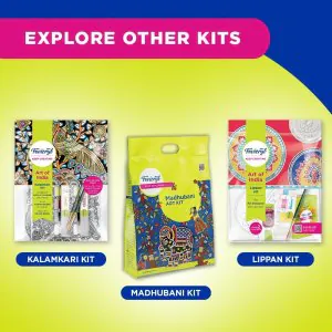 Fevicryl DIY Art of India Mandala Art kit