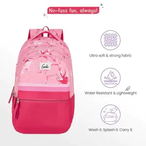 Genie Fifi 36L Pink Laptop Backpack With Raincover