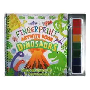 Shree Fingerprint Activity Book Dinosaurs