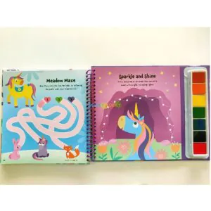 Bookoli Fingerprint Activity Book Unicorns
