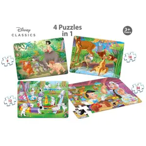 Frank Disney Classics Jigsaw Puzzle 4in1 (63 pcs)