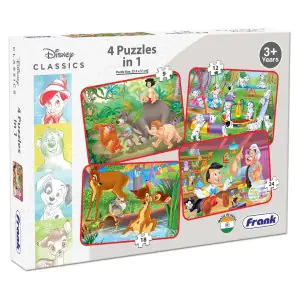Frank Disney Classics Jigsaw Puzzle 4in1 (63 pcs)