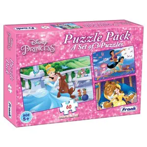 Frank Disney Princess 3in1 Jigsaw Puzzle (60 Pieces)