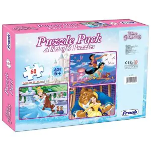 Frank Disney Princess 3in1 Jigsaw Puzzle (60 Pieces)