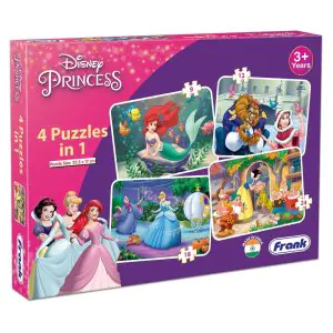 Frank Disney Princess Jigsaw Puzzle 4in1 (63 pcs)