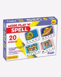 Frank More Play n Spell 20 Puzzles