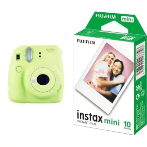 FujiFilm Instax Mini 9 Polariod Camera Lime Green