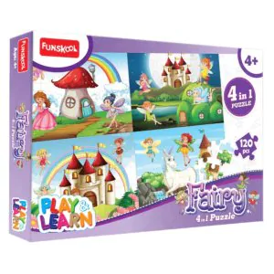 Funskool Fairy 4In1 Puzzle (120 Pieces)