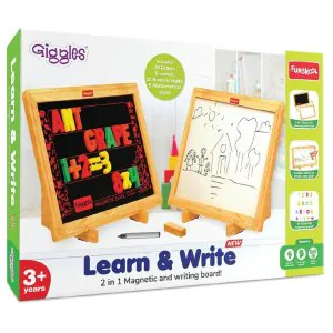 Funskool Giggle Learn N Write 2in1 Magnetic Slate Board