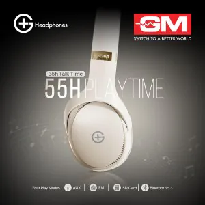 GM G+ Headphones White