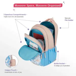 Genie Gaze 36L Blue School Backpack