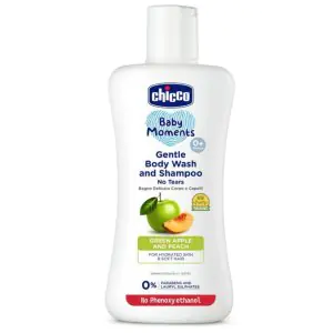 Chicco Gentle Bodywash & Shampoo Green Apple