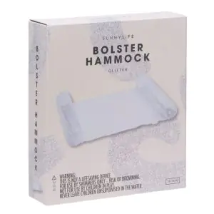 Sunny Life Glitter Bolster Hammock Float S3LHAMGL