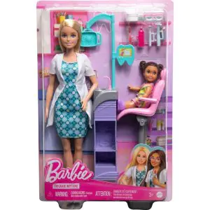 Barbie Careers Dentist Doll And Playset With Accessories HKT69