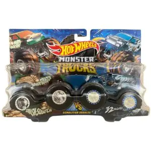 Hot Wheels Monster Truck Smash Squatch vs 32 Degrees HLT65
