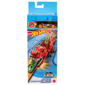 Hot Wheels City Track Playsets With Dino Launcher