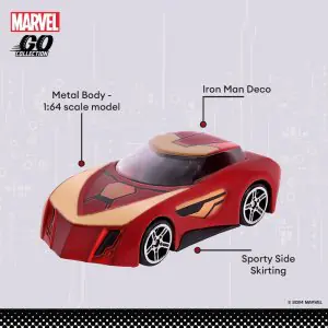 Hasbro Marvel Go Iron Man Rapid Racer Toy Car