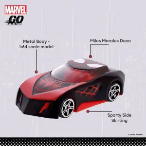 Hasbro Marvel Go Miles Morales Rapid Racer Toy Car