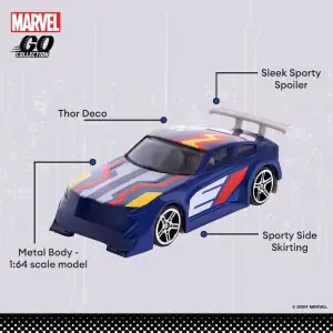 Hasbro Marvel Go Thor Rapid Racer Toy Car