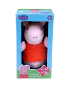 Hasbro Peppa Pig Walking Talking Plush Red