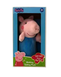 Hasbro Peppa Pig Walking Talking Plush Blue