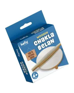 Heku Wooden Chakla Belan for Kids Set
