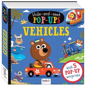 Bookoli Hide and Seek Pop-Ups Vehicles