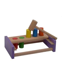 Hilife Colorful Pound & Play Wooden Shape Sorter
