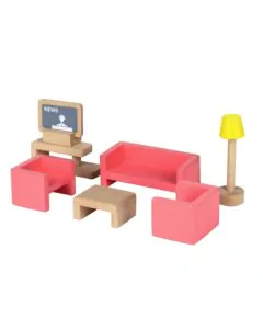 Hilife Wooden Miniature Living Room Accessories