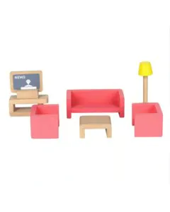 Hilife Wooden Miniature Living Room Accessories