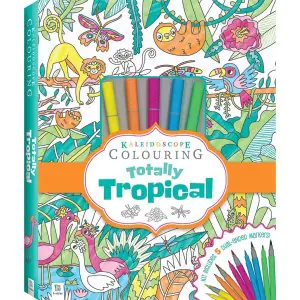 Hinkler Kaleidoscope Colouring Totally Tropical Marker Kit