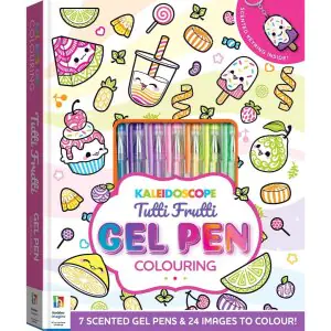 Hinkler Kaleidoscope Tutti Frutti Gel Pen Colouring