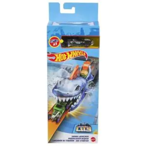 Hot Wheels City Track Playsets With Shark Launcher