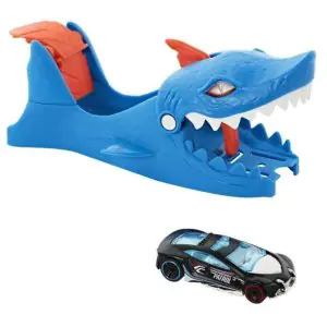 Hot Wheels City Track Playsets With Shark Launcher