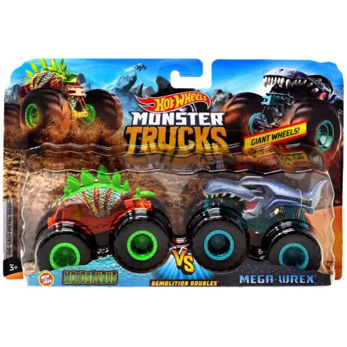 Hot Wheels Monster Truck Motosaurus vs Mega-Wrex HNX25 - Best