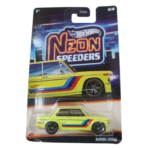 Hot Wheels Neon Speeders BMW 2002 JCB07 - Best Gifts for Kids