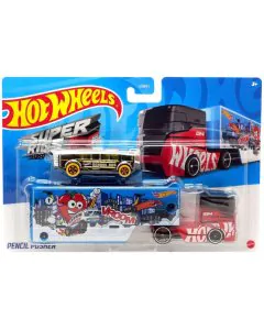 Hot Wheels Super Rigs Pencil Pusher Truck