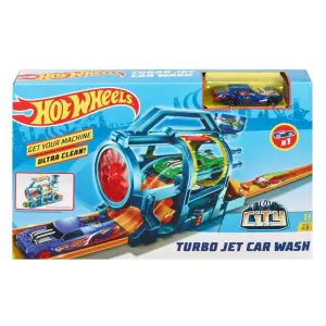 Hot Wheels Turbo Jet Car Wash Playset FJN35