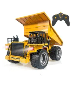 Huina Remote Control Construction Dump Truck 1:18 | 2.4GHz | Simulate Light | 9 Functions